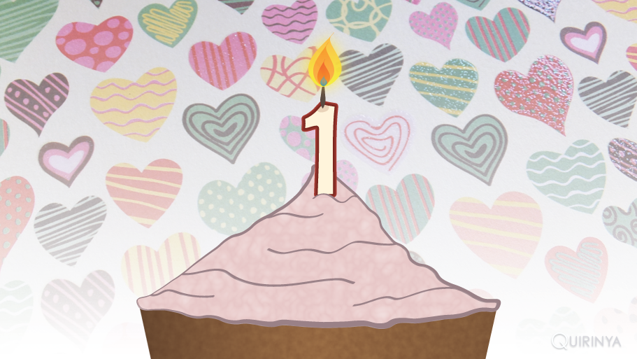 Quirinya's blog is 1 jaar!